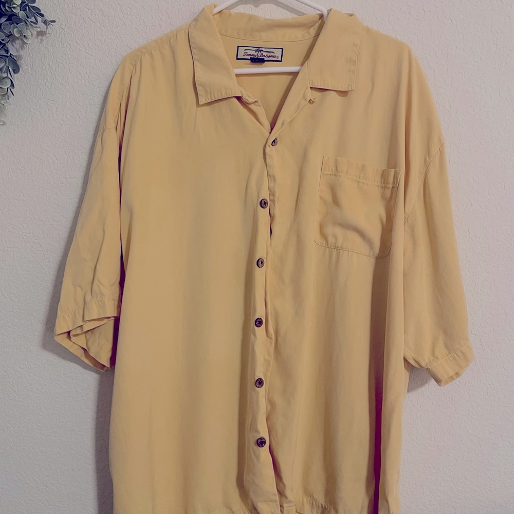 Tommy Bahama Yellow Button Down